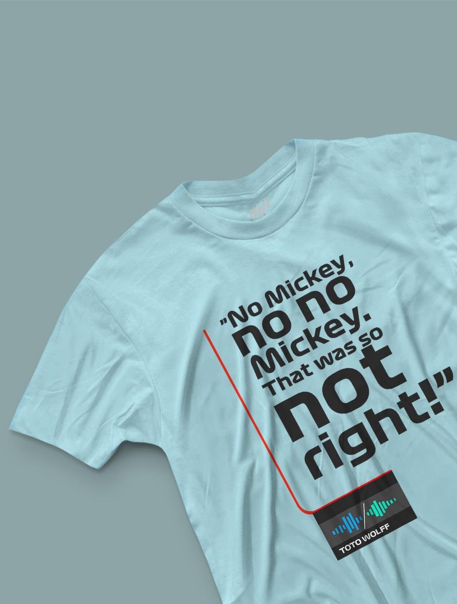 No Mickey No No Beyaz T-Shirt