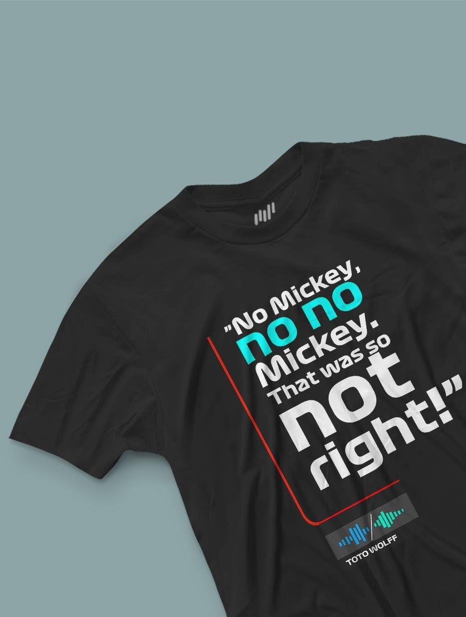 No Mickey No No Beyaz T-Shirt