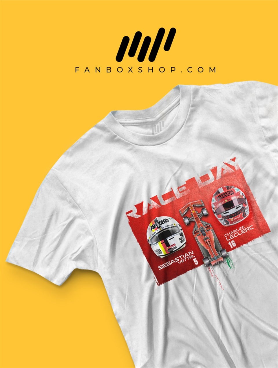 Raceday Ferrari Vettel Leclerc T-Shirt
