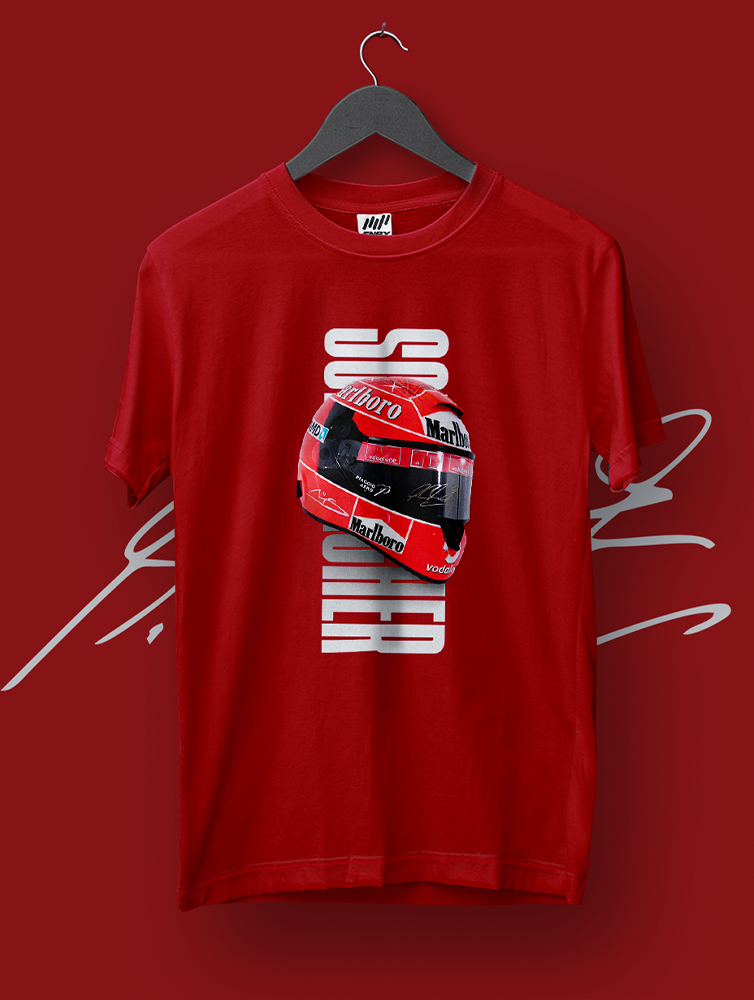 Schumacher İmzalı Kask T-Shirt