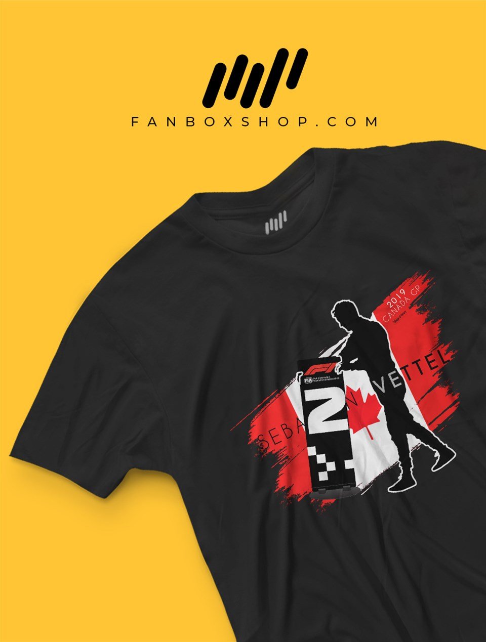 Sebastian Vettel 2019 Kanada GP ShapeOfVictory T-shirt