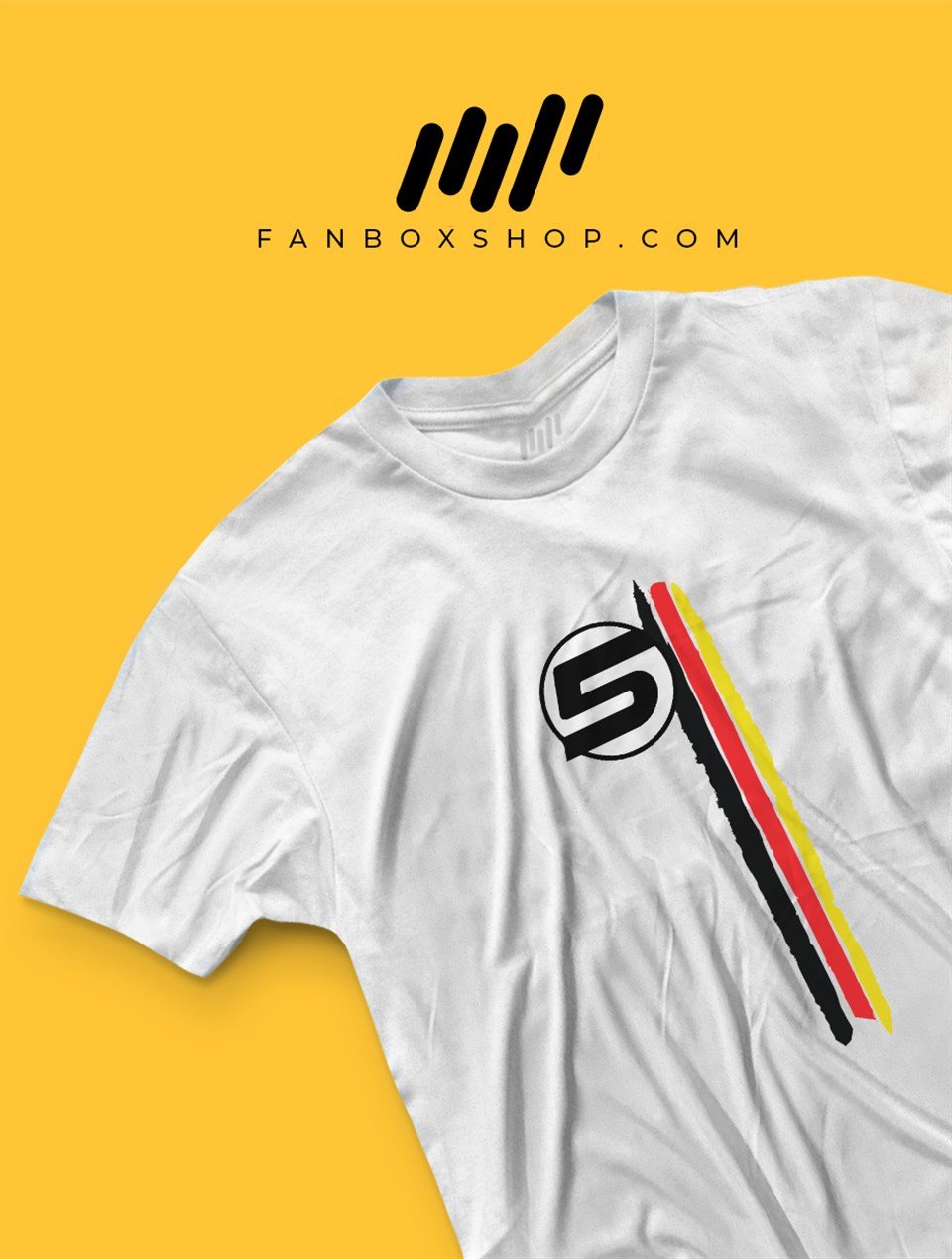 Sebastian Vettel 3 Çizgili T-Shirt