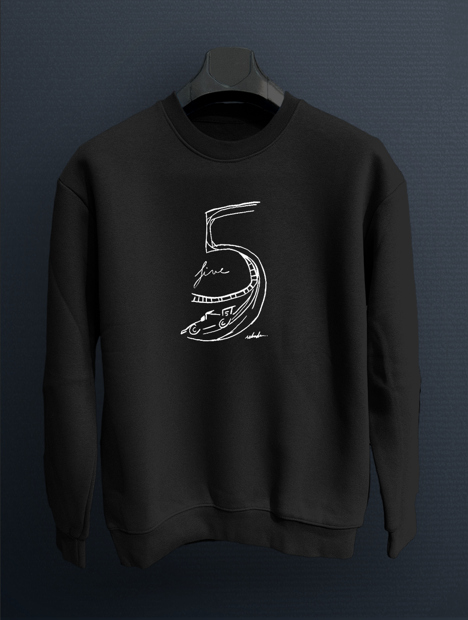Sebastian Vettel 5 Drawing Sweatshirt Kazak