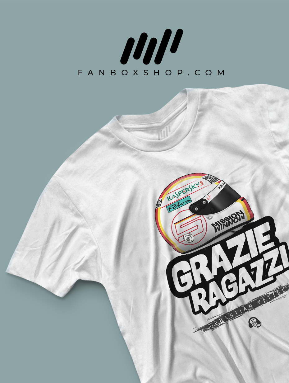 Sebastian Vettel Grazie Ragazzi T-Shirt