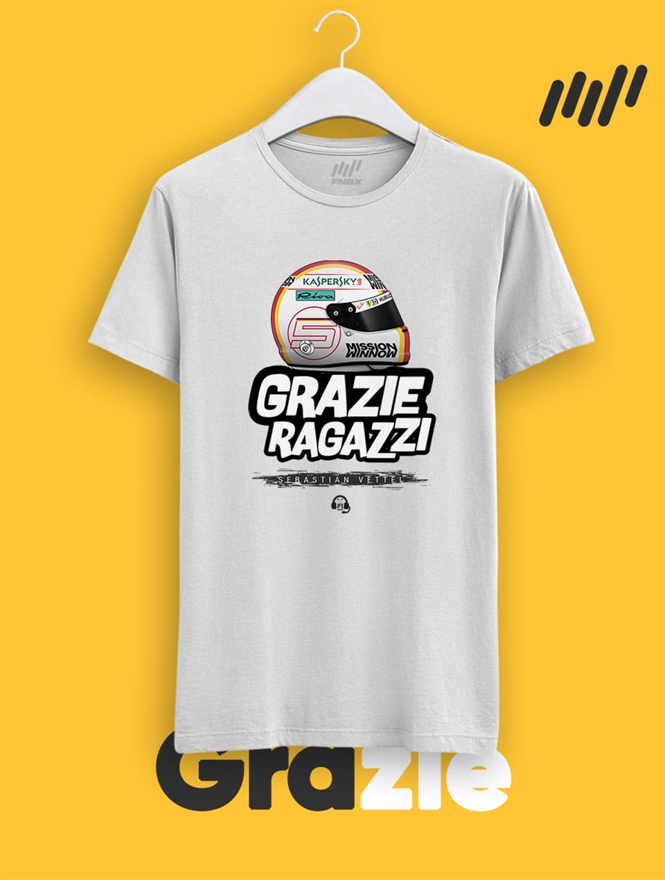 Sebastian Vettel Grazie Ragazzi T-Shirt