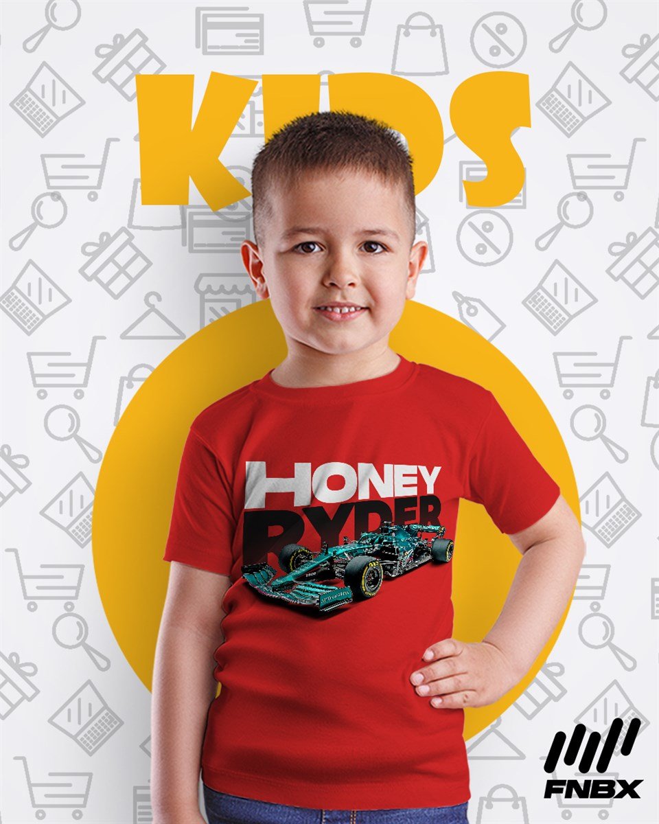 Sebastian Vettel Honey Ryder T-Shirt Çocuk