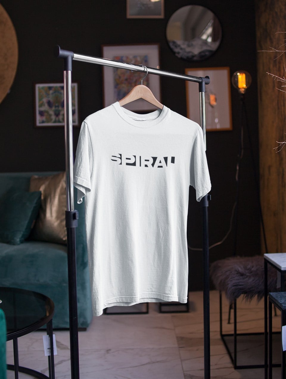 Spiral Fashion Beyaz T-Shirt