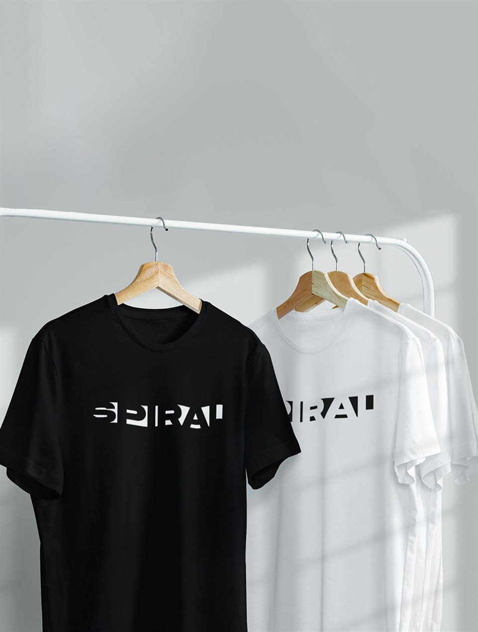 Spiral Fashion Siyah T-Shirt