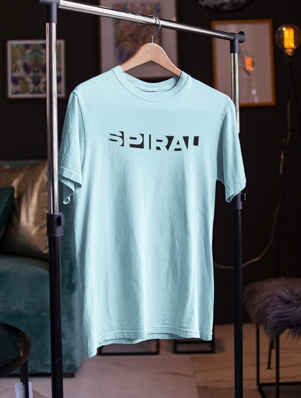 Spiral Fashion Turkuaz T-Shirt