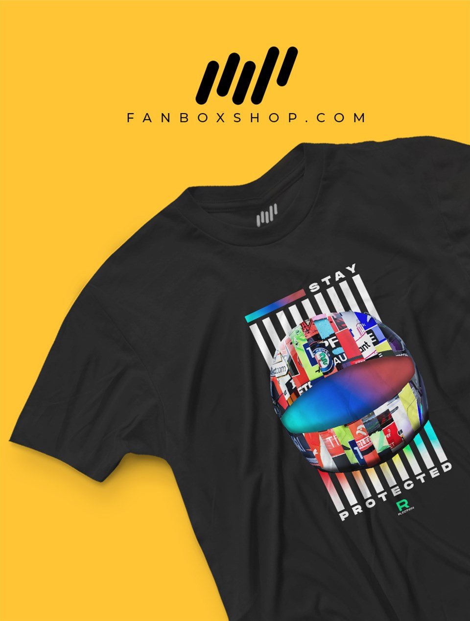 Stay Protected 2021 F1 Kaskları T-Shirt