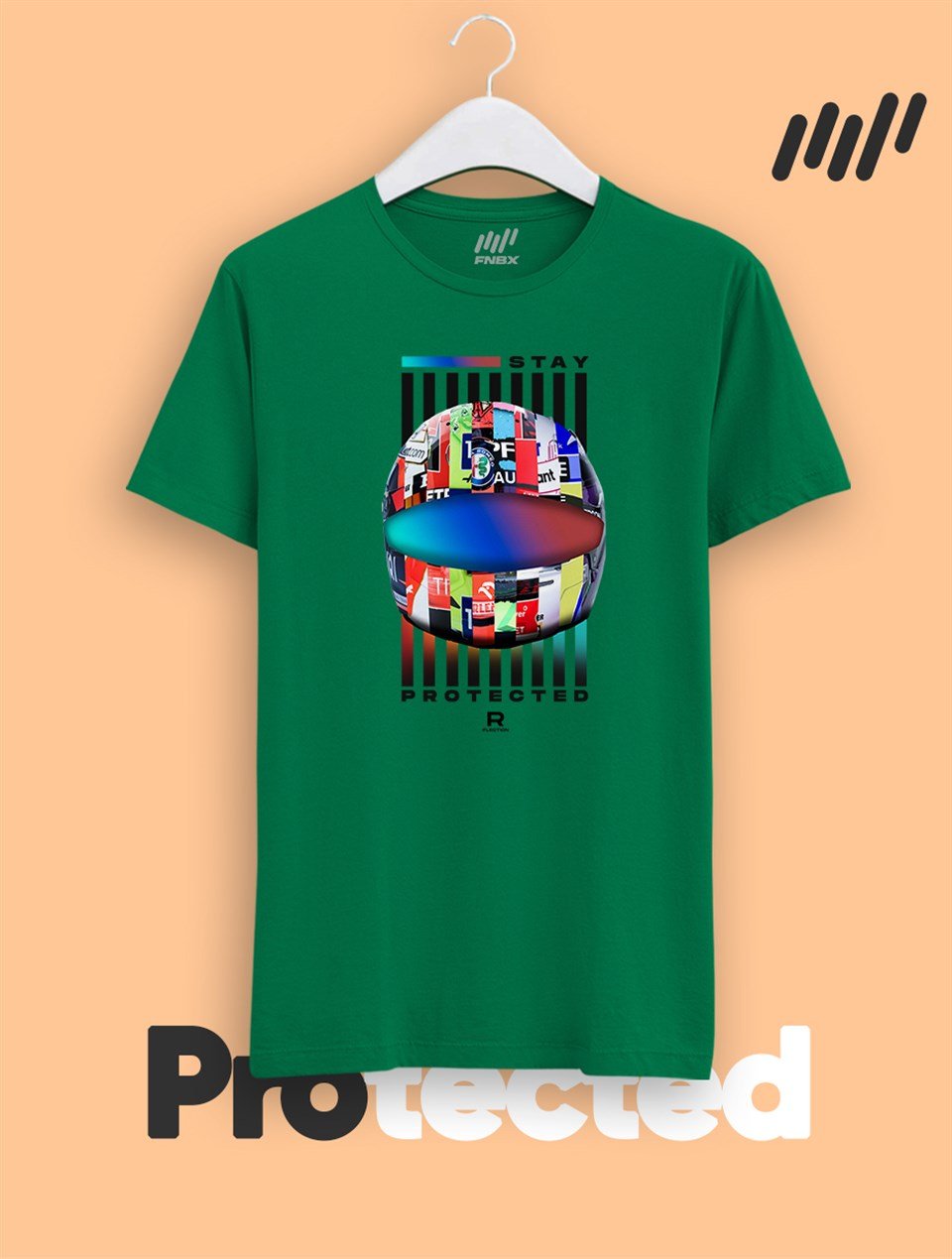 Stay Protected 2021 F1 Kaskları T-Shirt