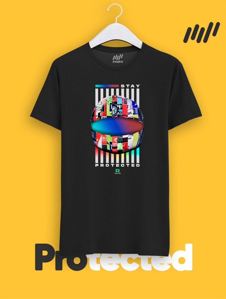 Stay Protected 2021 F1 Kaskları T-Shirt