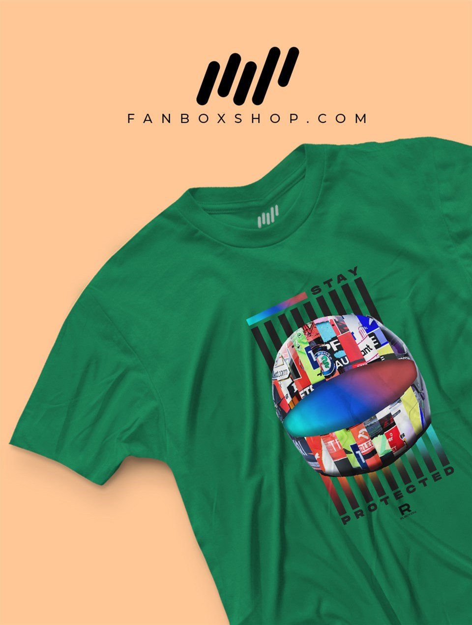 Stay Protected 2021 F1 Kaskları T-Shirt