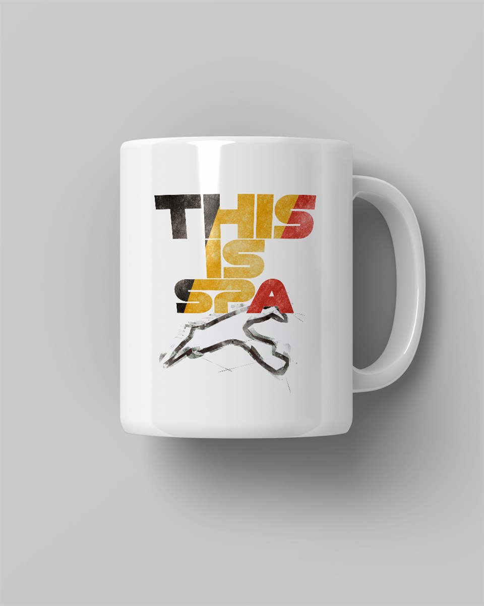 This Is SPA Baskılı Beyaz Kupa Bardak
