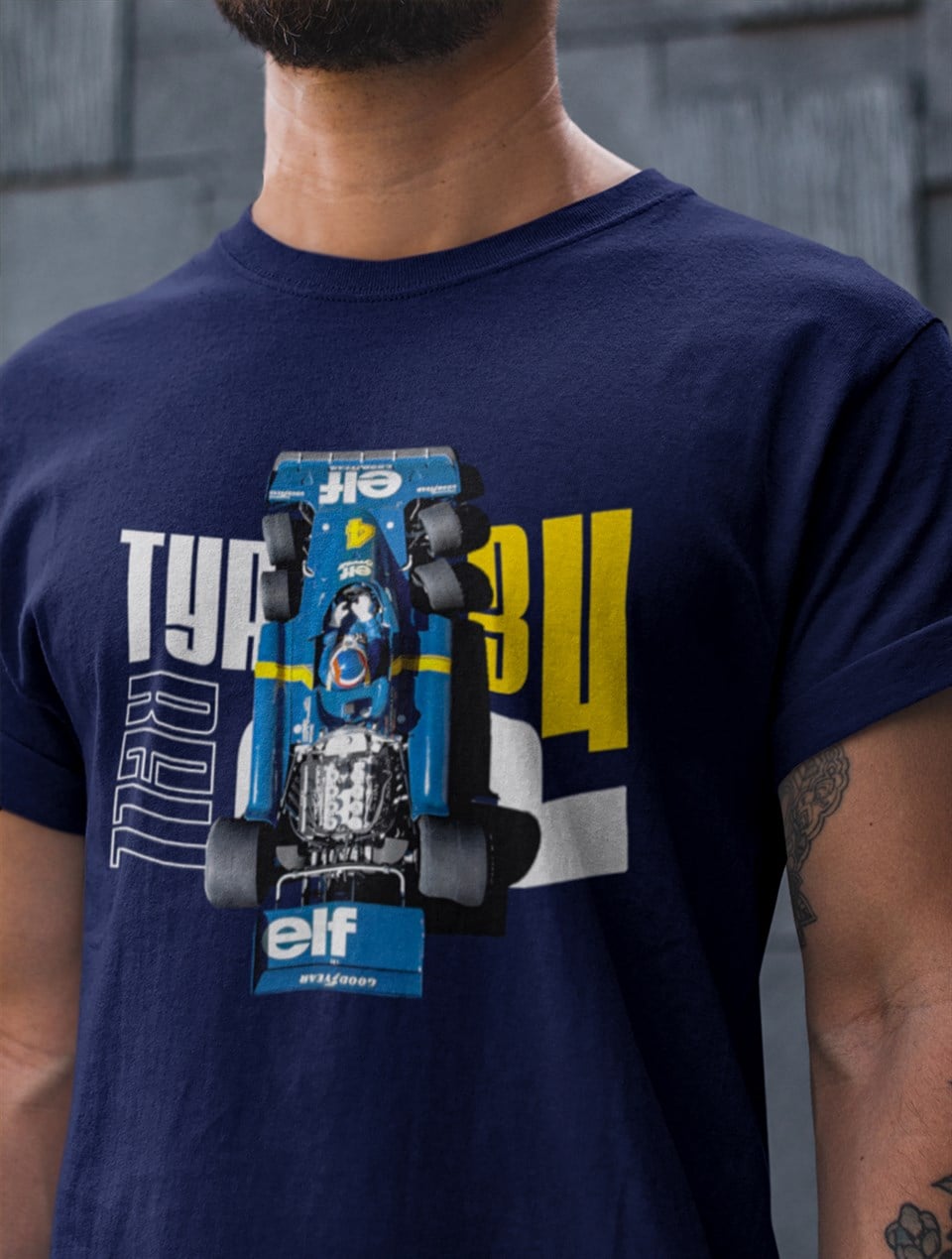 Tyrrell P34 Lacivert T-Shirt