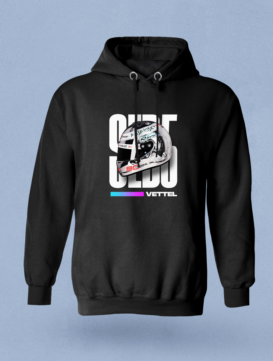 Vettel The Goat Siyah Sweatshirt Hoodie