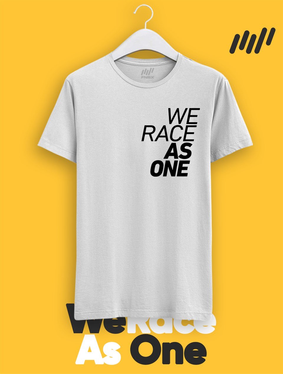 We Race As One T-shirt