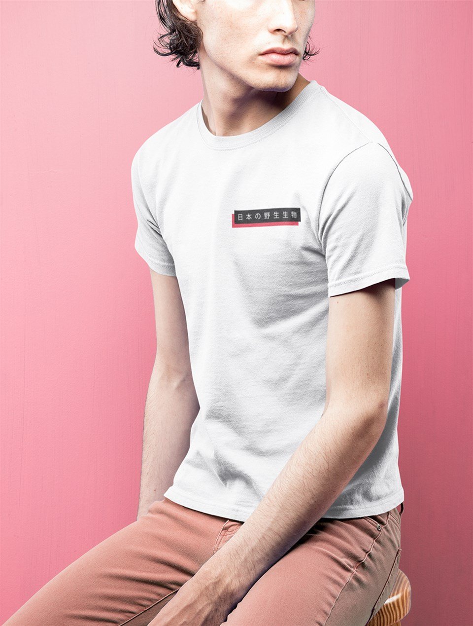 Wild Fashion Beyaz T-Shirt