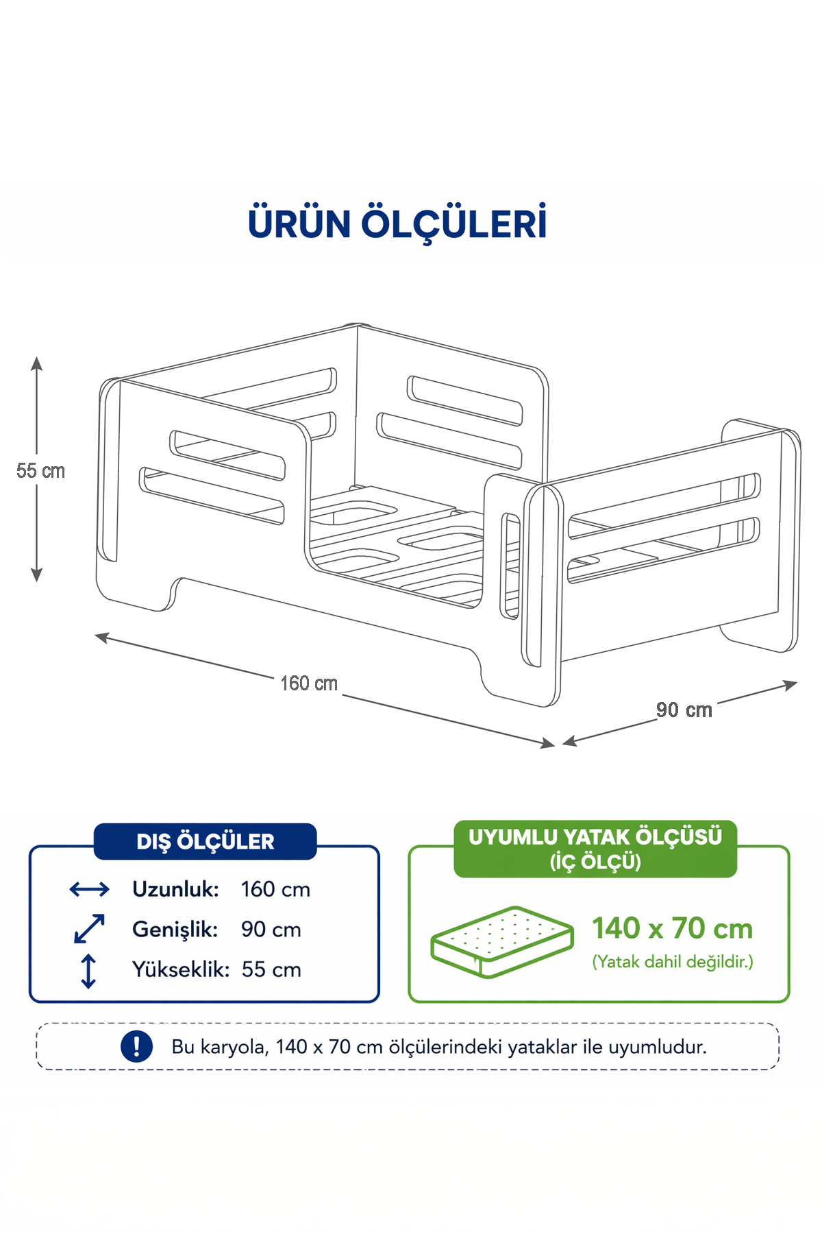 Modern montessori Çocuk Yatağı