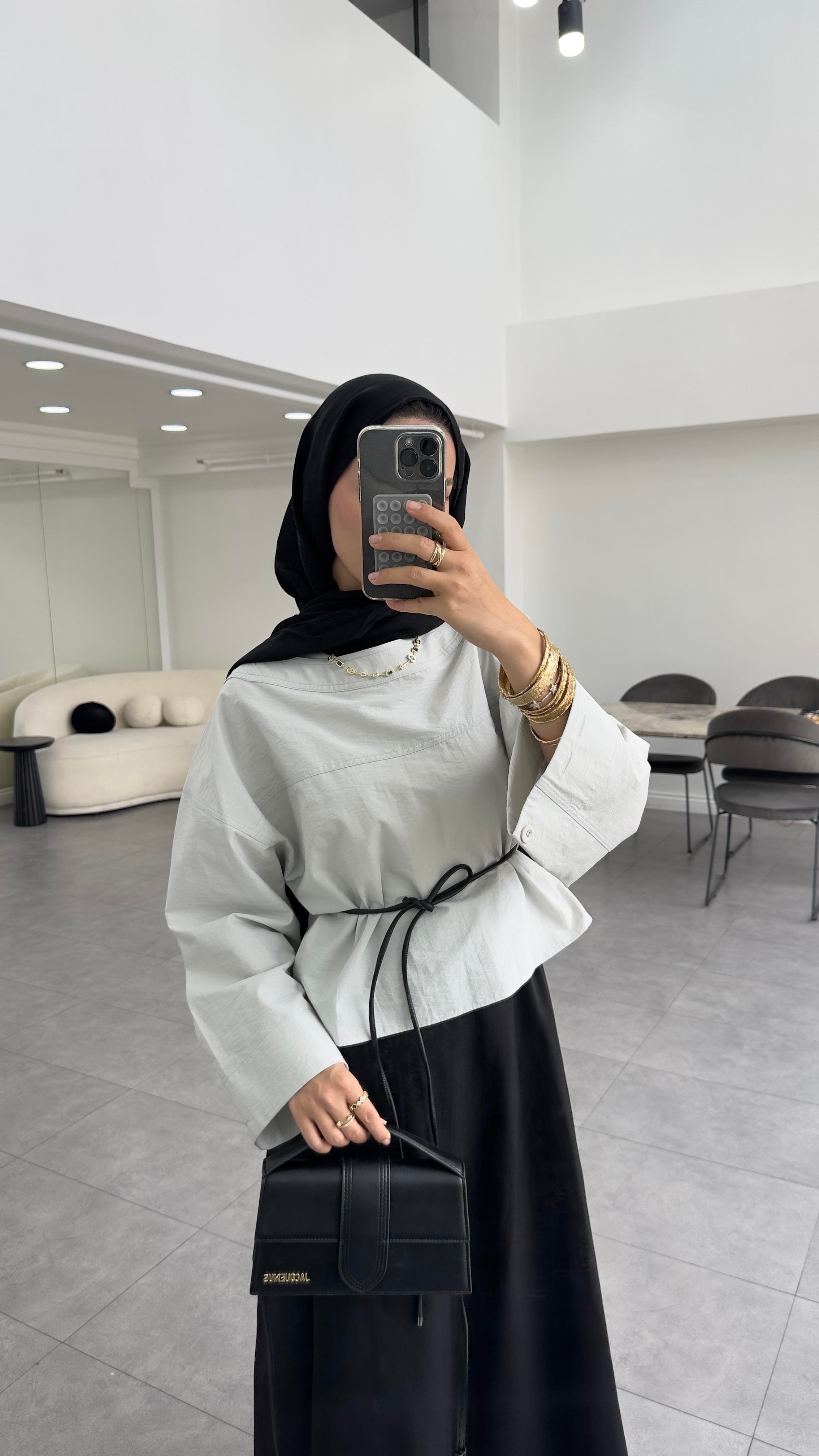 Maxi Gri Bluz