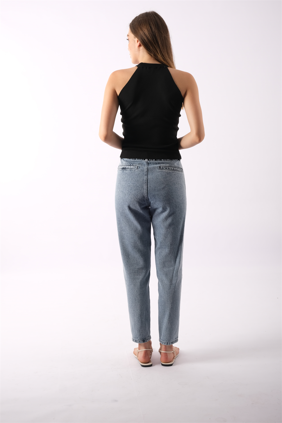 Yüksek Bel Kot Jeans