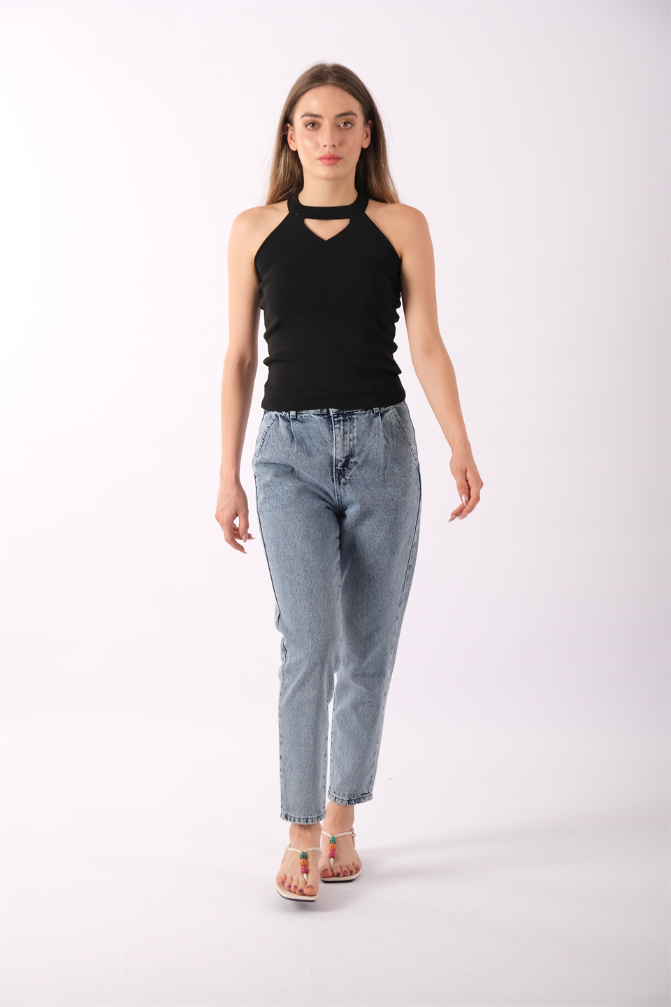Yüksek Bel Kot Jeans