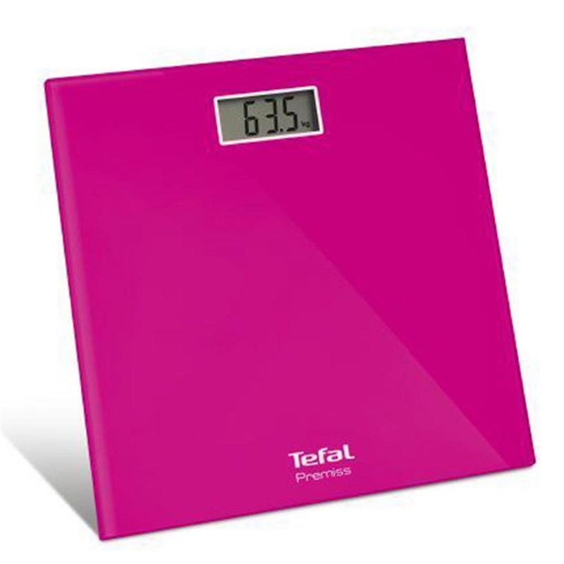 Tefal Premiss Cam Banyo Tartısı (Pembe)