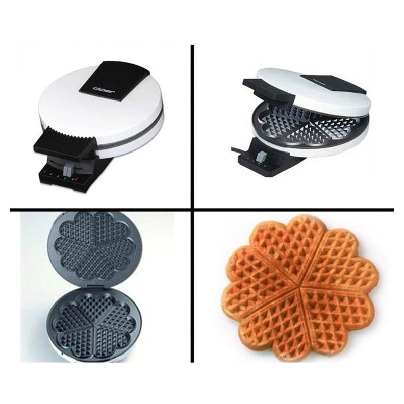 Cloer 120 Beyaz Waffle Makinesi 
