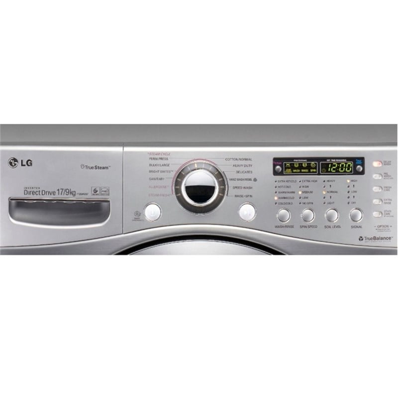 LG F1255RDS7 Inox Kurutmalı Çamaşır Makinesi (17/9) 