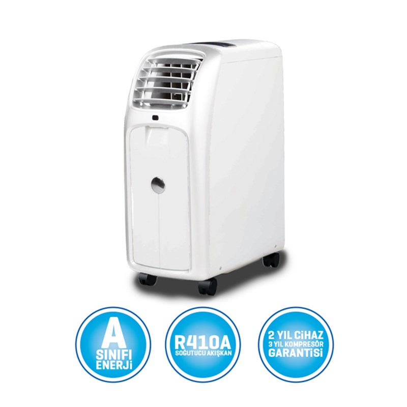 Airfel AP09-3103/R2 A Enerji Sınıfı 9000 BTU Mobil Tipi Klima