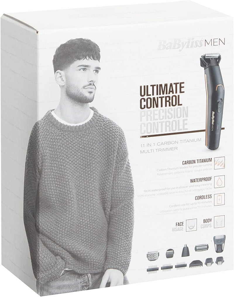 Babyliss MT860E Tondeuse Carbon Titanium 11'i 1 Arada Erkek Bakım Seti