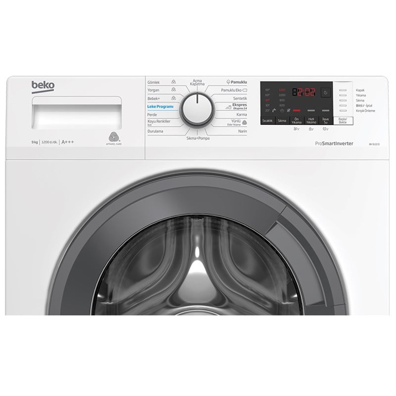 Beko BK 9122 D A+++ 1200 Devir 9 kg Çamaşır Makinesi