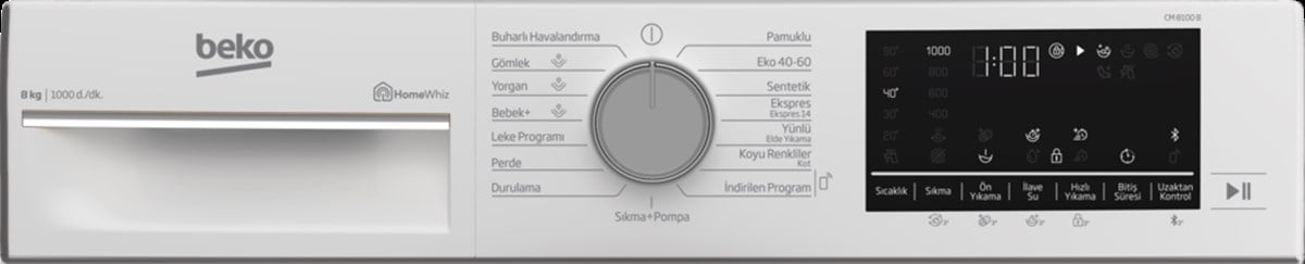 BEKO CM 8100 B Çamaşır Makinesi