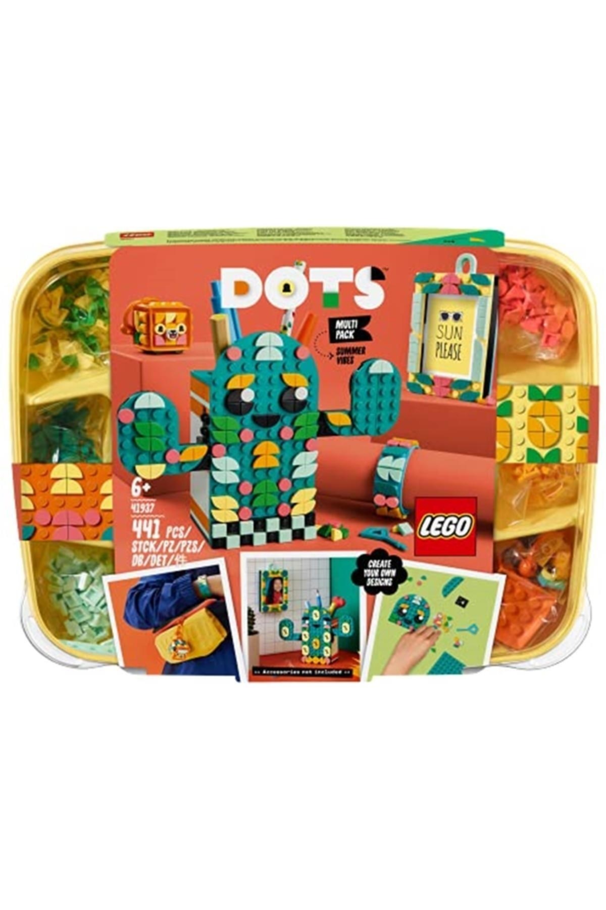 Dots Çoklu Paket - Yaz Esintileri 41937 El Sanatları Süsleme Seti; Yaratıcı Çocuklar Iç