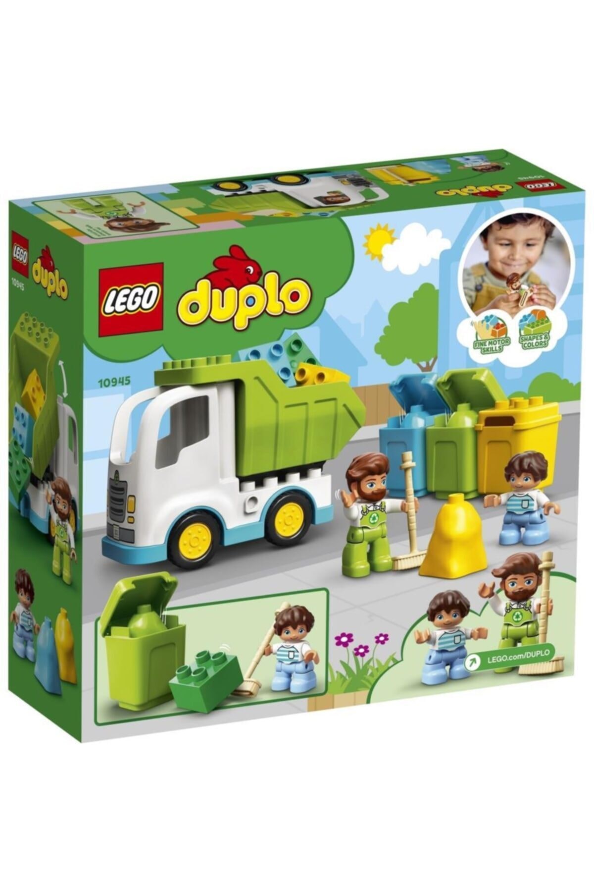Duplo 10945 Garbage Truck And Recycling