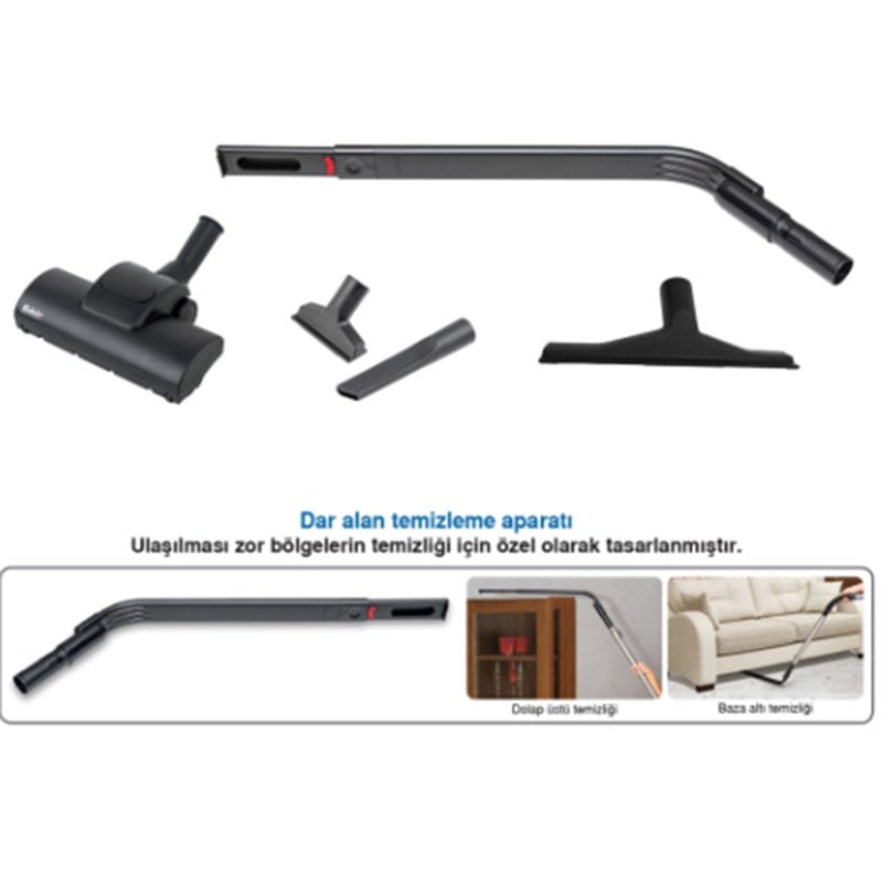 Fakir Veyron Turbo XL Toz Torbasız Süpürge Mor