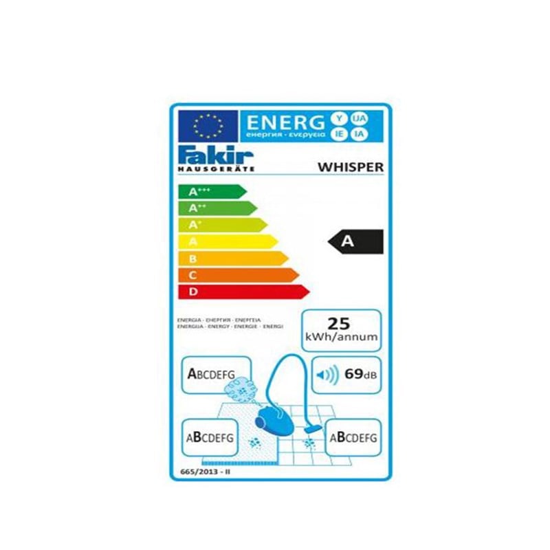 Fakir Whisper Kuru Vakum Elektrikli Süpürge
