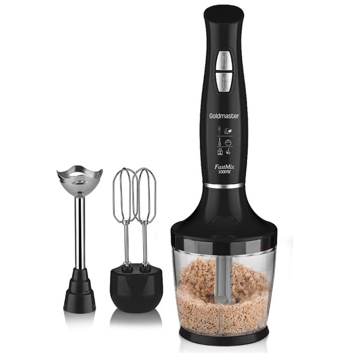 Goldmaster IN 6206 Fastmix 1000 W Blender Seti Siyah