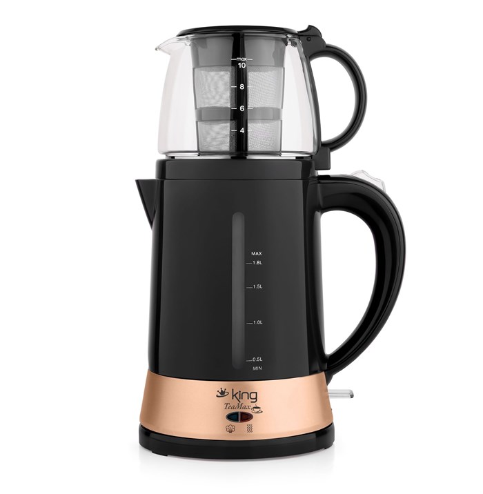 King K-8500 Tea Max Otomatik Çay Makinesi Siyah
