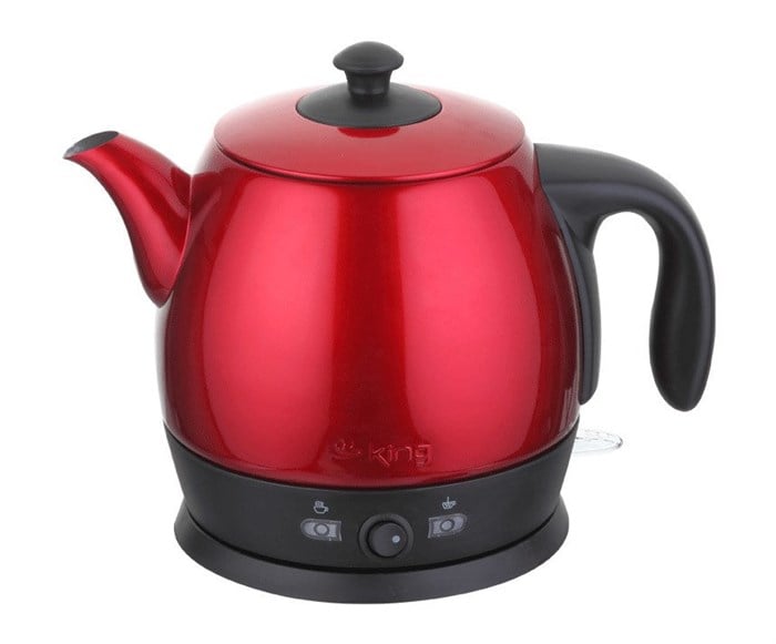 King Lea P 315 R Elektrikli Çay Makinesi Kırmızı