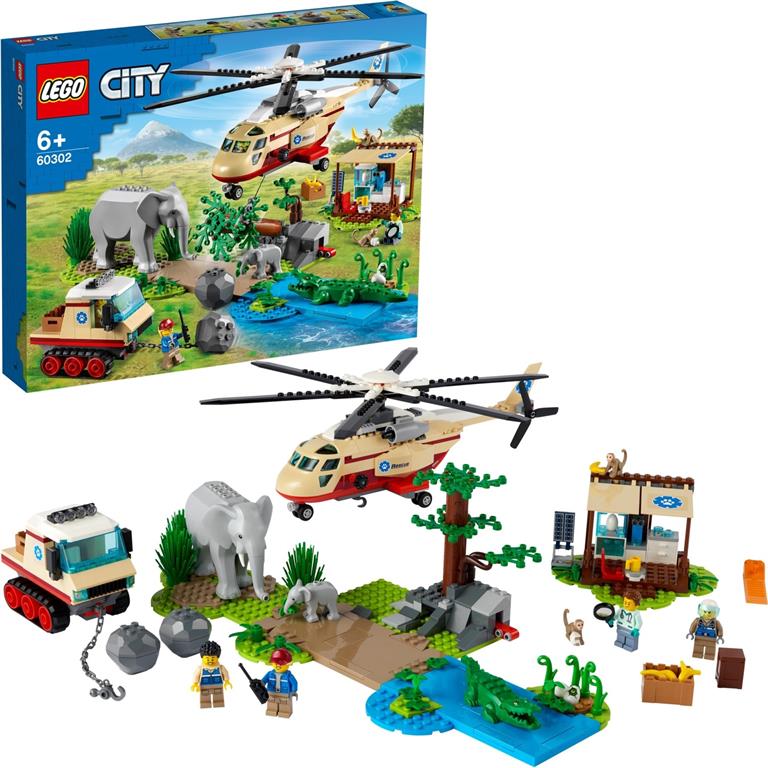 LEGO 60302 City Vahşi Hayvan Kurtarma Operasyonu