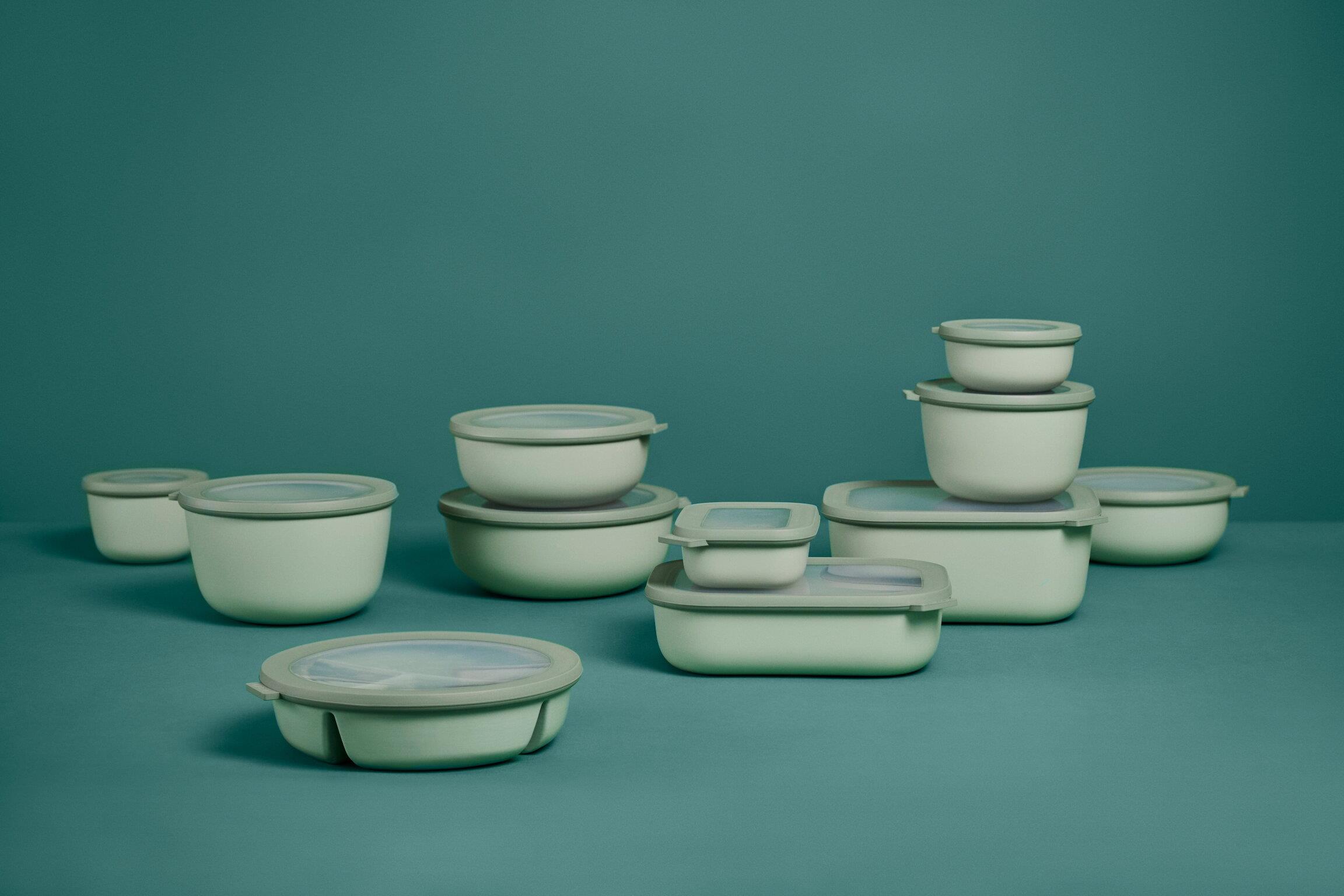 Mepal Bento Bowl Cirqula (250+250+500 Ml) - Nordic Blue