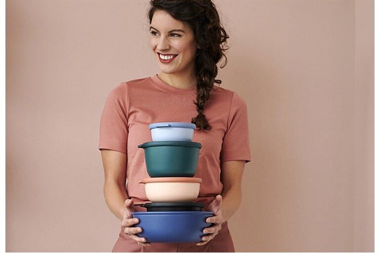 Mepal multi bowl cirqula round saklama kabı 1250 ml