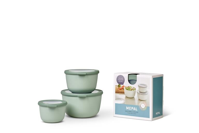 Mepal set cirqula round 3 saklama kabı pcs ml