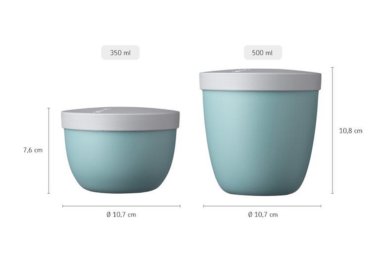 Mepal Snackpot Ellipse 350 ml - Nordic green