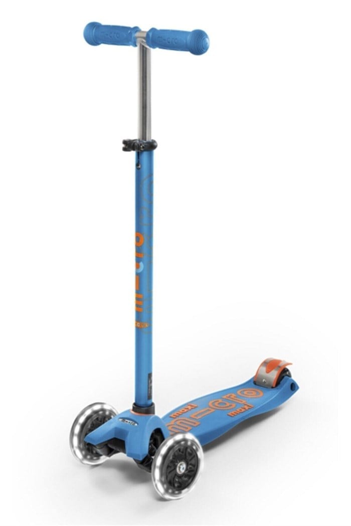 Mıcro Maxı Mıcro Deluxe Led 3 Tekerlekli Carıbbean Blue Scooter - MMD085