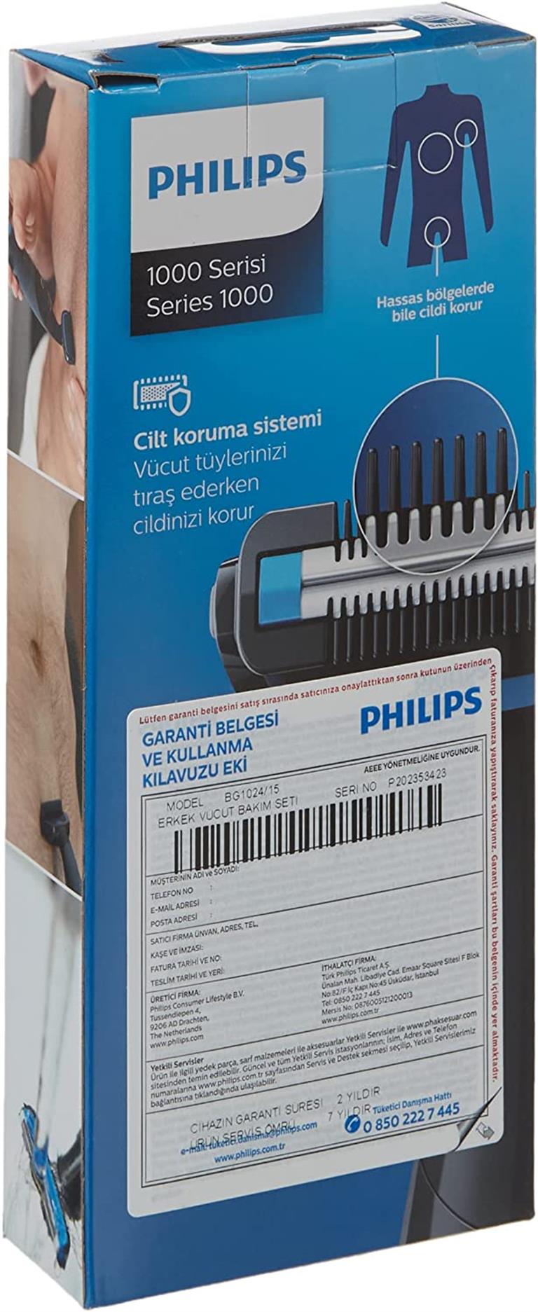 Philips BG1024/15 Vücut Bakım Seti, Islak/Kuru