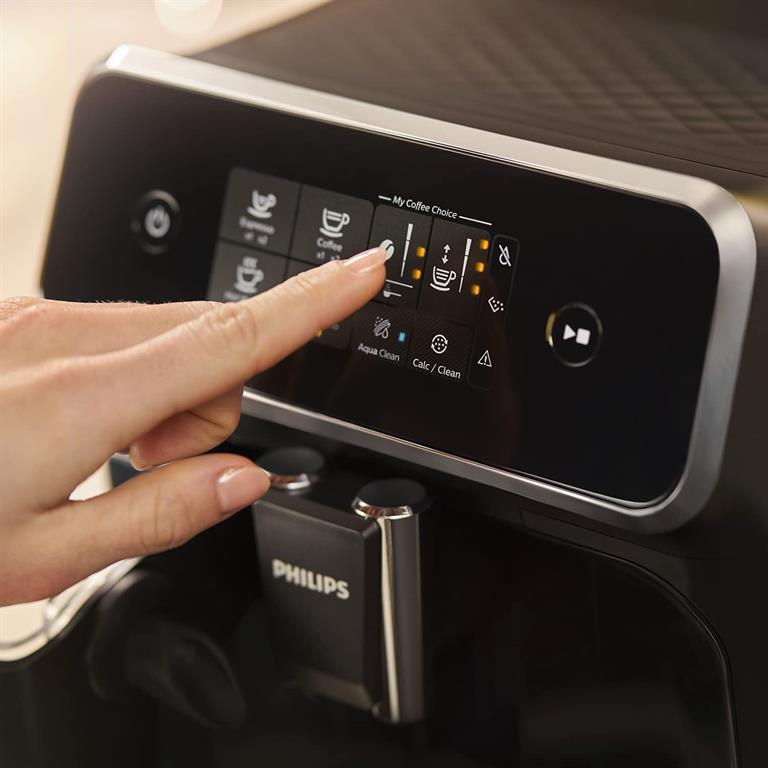 Philips EP2231/40 Tam Otomatik Espresso Makinası, 1.8 L Kapasite, 3 Aromatik Kahve Çeşidi, LatteGo Süt Sistemi, Siyah