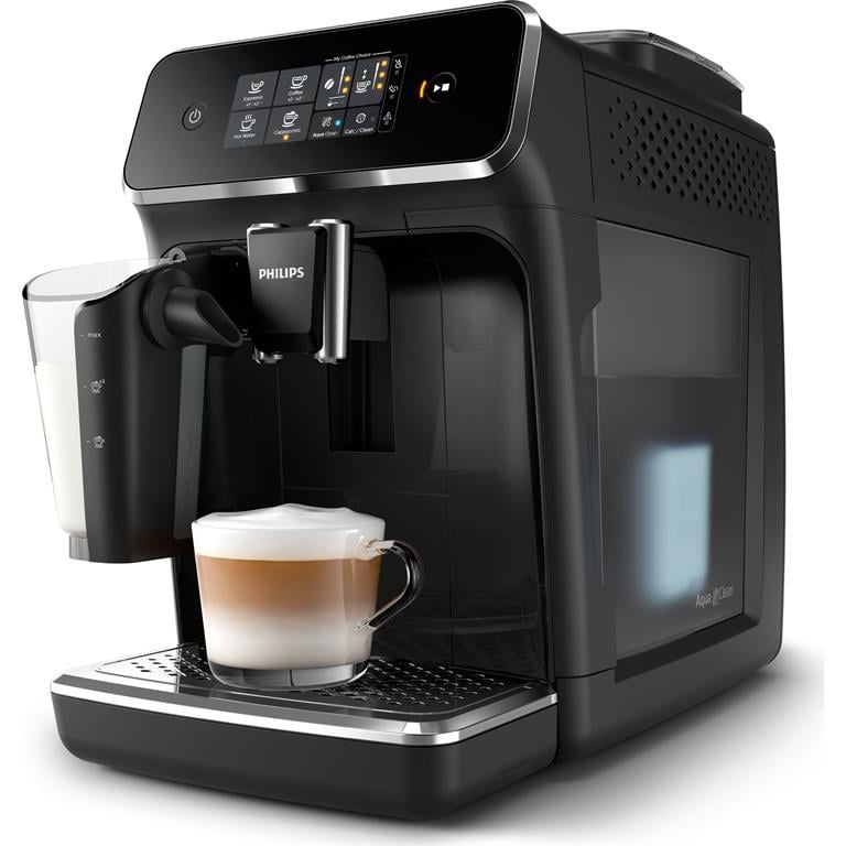 Philips EP2231/40 Tam Otomatik Espresso Makinası, 1.8 L Kapasite, 3 Aromatik Kahve Çeşidi, LatteGo Süt Sistemi, Siyah