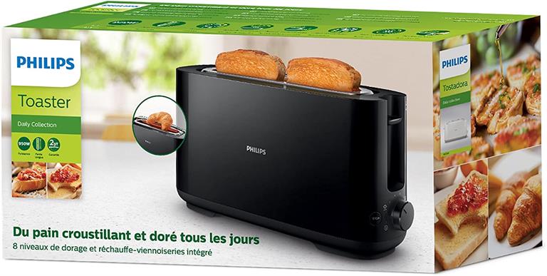 Philips HD2590/90 Ekmek Kızartma Makinesi, Otomatik Kapanma, Kablo Saklama